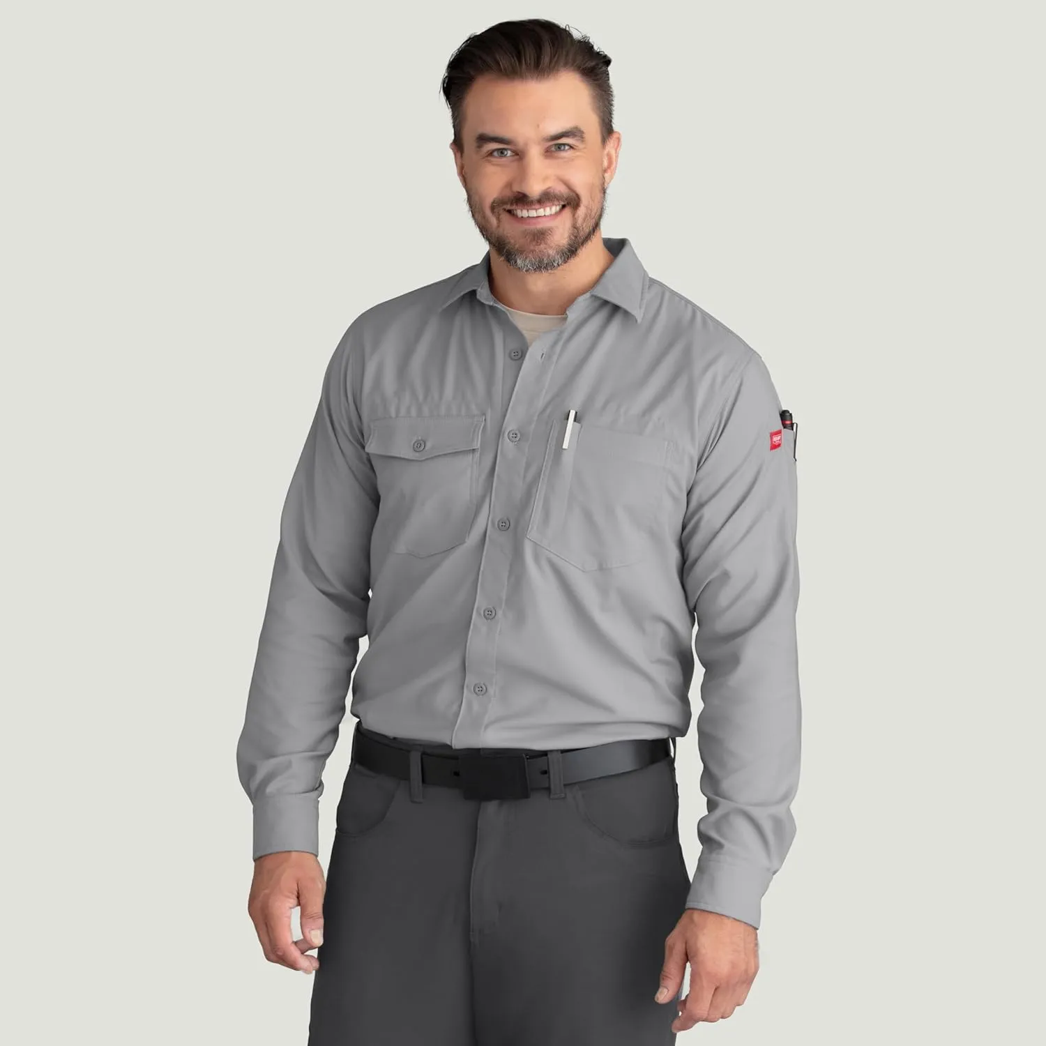 Red Kap Men's Cooling Long Sleeve Work Shirt
