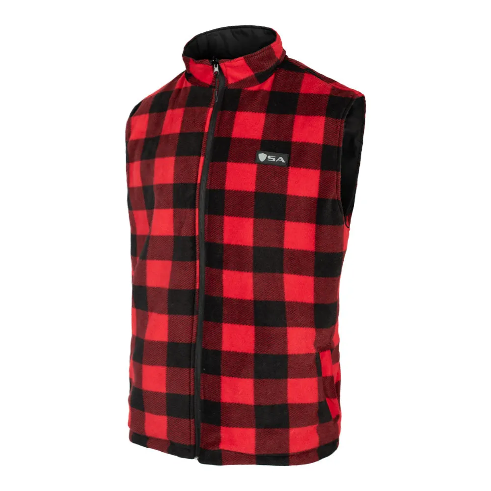 Reversible Vest | Lumberjack Red | Black