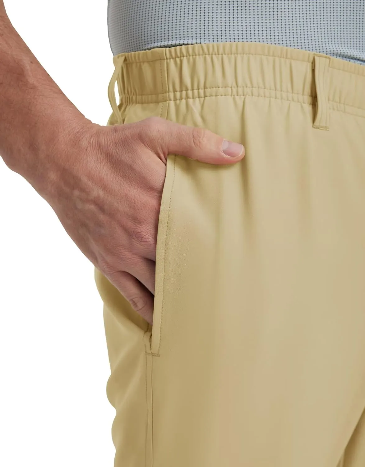 Rouen Golf Pants Men Lightweight Quick Dry - 30"/32"/34" Stretch Water-Resistant Casual Flat Front Mens Dress Pants Pockets