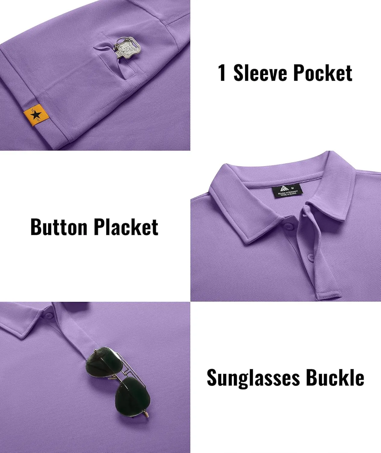 SCODI 5 Pack Mens Polo Shirts Short Sleeve Athletic Golf Polo Shirt for Men Casual Collared Summer Multipack T-Shirts