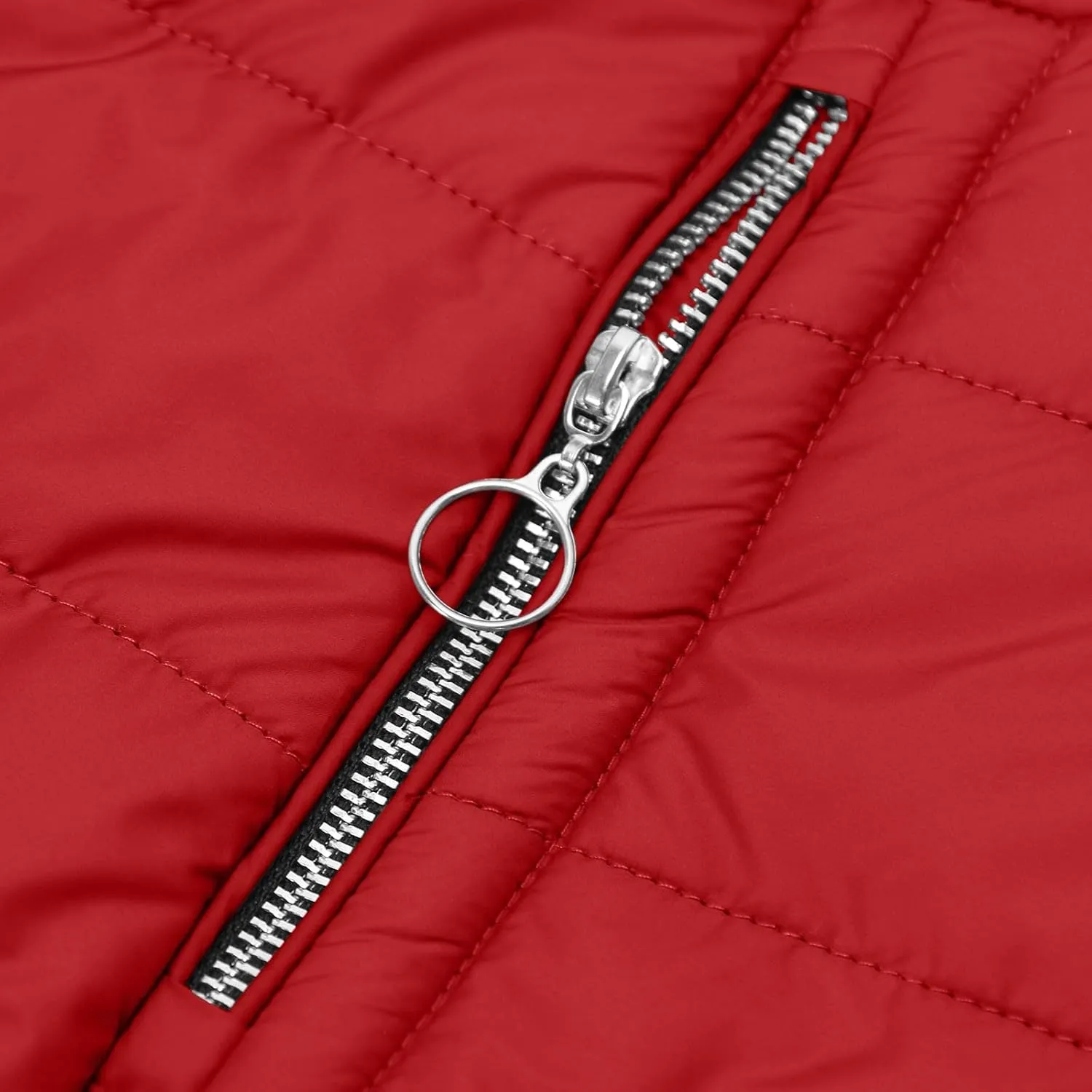 Sherpa Lined Hoodie Women, Solid Zip Up Warm Puffer Overcoats Thick Long Sleeve Outerwear Casual Warm Down Jacket