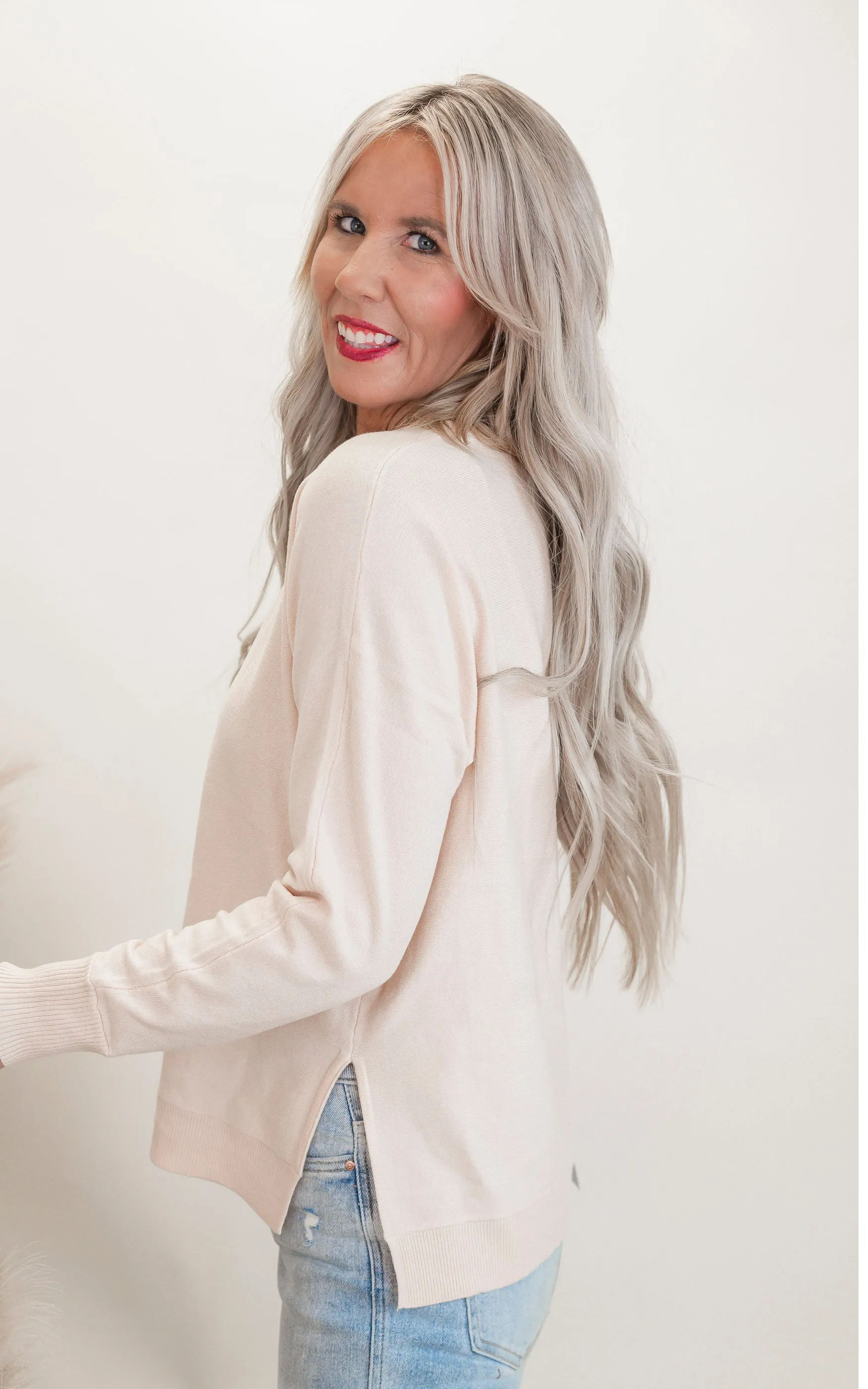 Soft Classic Cut Basic Sweater** - Final Sale