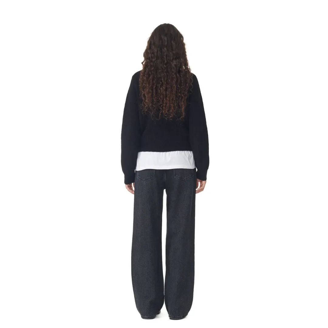 Soft Wool Cardigan (Black)