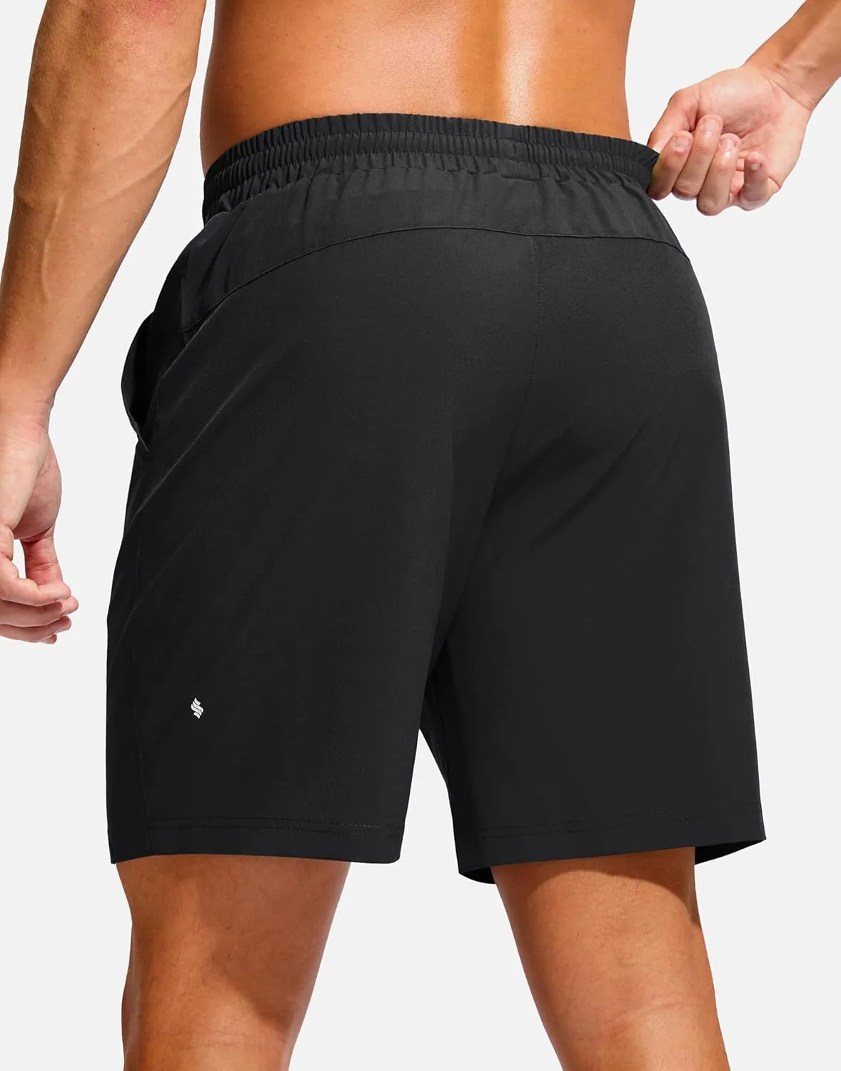 Soothfeel Men's Athletic Workout Shorts with Zipper Pocket 5"/7" Running Gym Shorts for Men Lightweight Quick Dry Tennis