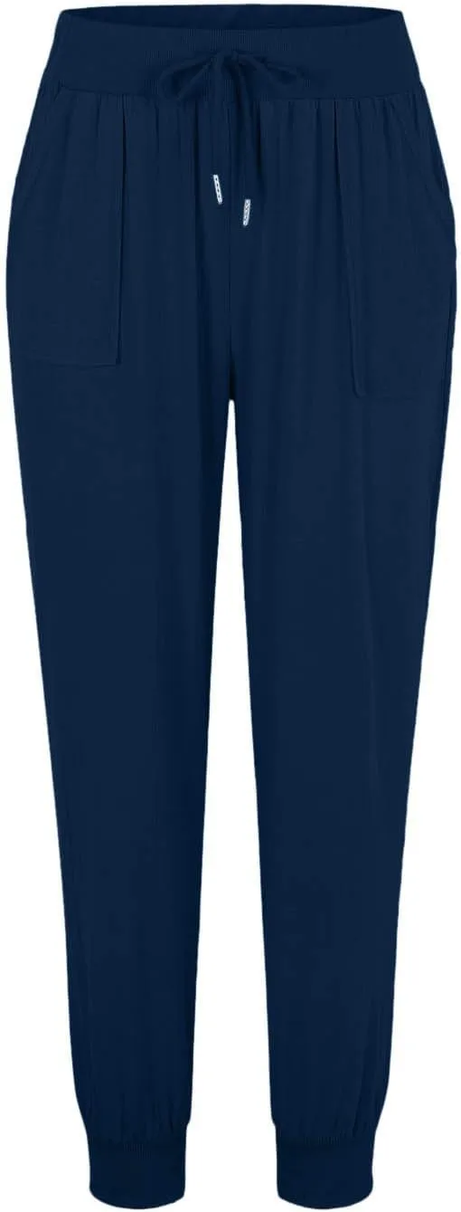 Straight Leg Cotton Linen Pants Women Lightweight Fashion Summer Casual Pants with Pockets Drawstring Loose Trousers