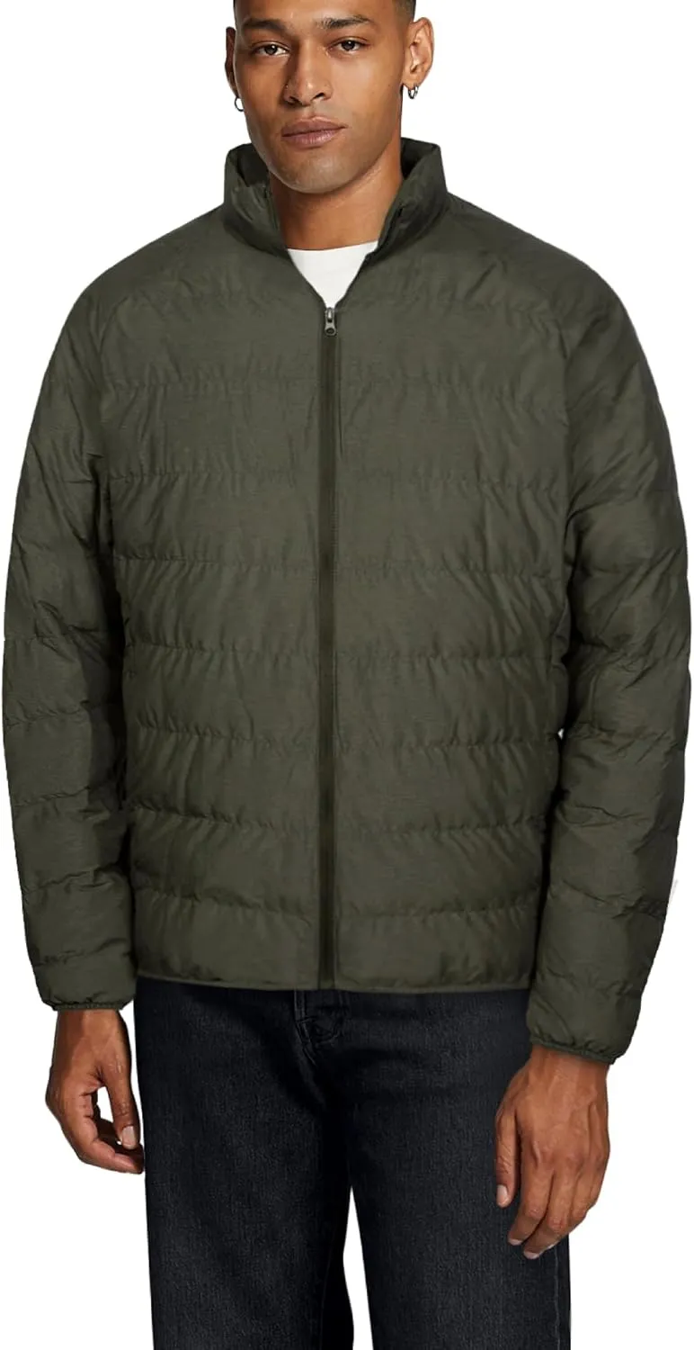 SURF CUZ Men's Puffer Jacket Lightweight Water-Resistant Winter Coat Windproof Packable Down Jacket Womens Warm Puffy Jacket