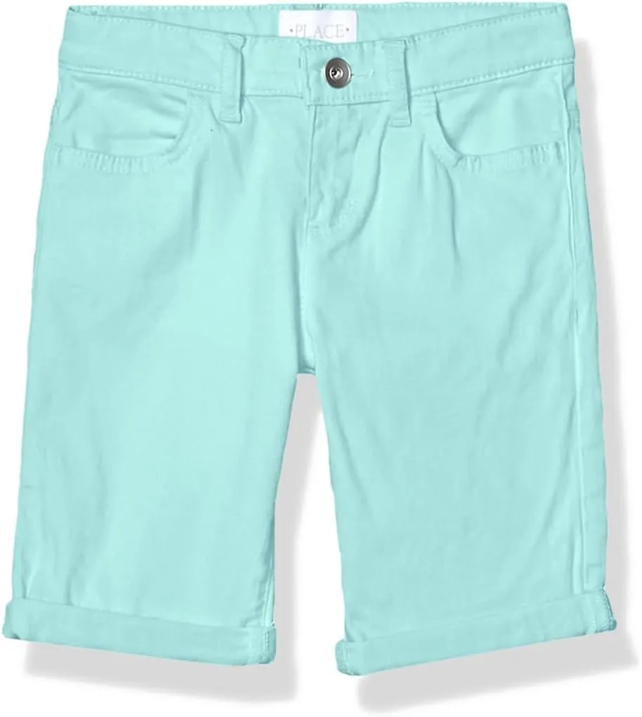 The Children's Place Girls' Solid Skimmer Shorts