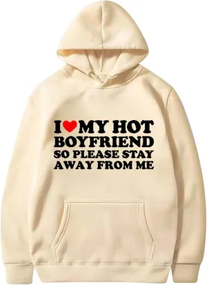 Valentines Day Hoodies For Women Funny Letter Print Oversized Hooded Sweatshirts Casual Valentine Pullover Sweaters