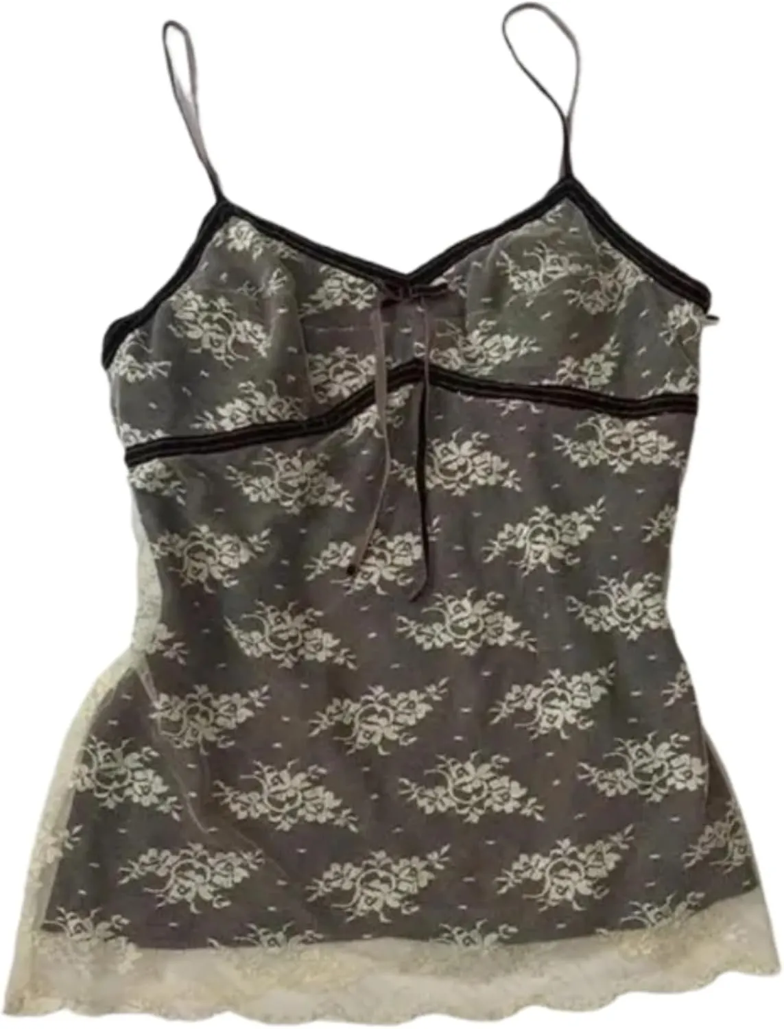 Vintage Camisole Emo Floral Cropped Top Spaghetti Strap Tops Y2k Leopard Print Cheetah Tops Grunge 2000s