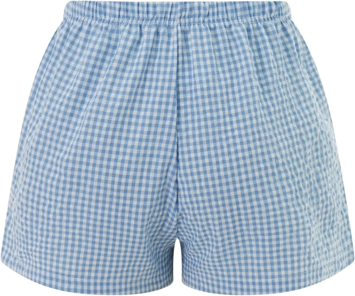 Women Gingham Boxer Shorts Y2k Cute Stripes Plaid Button Elastic Waist Lounge Boxers