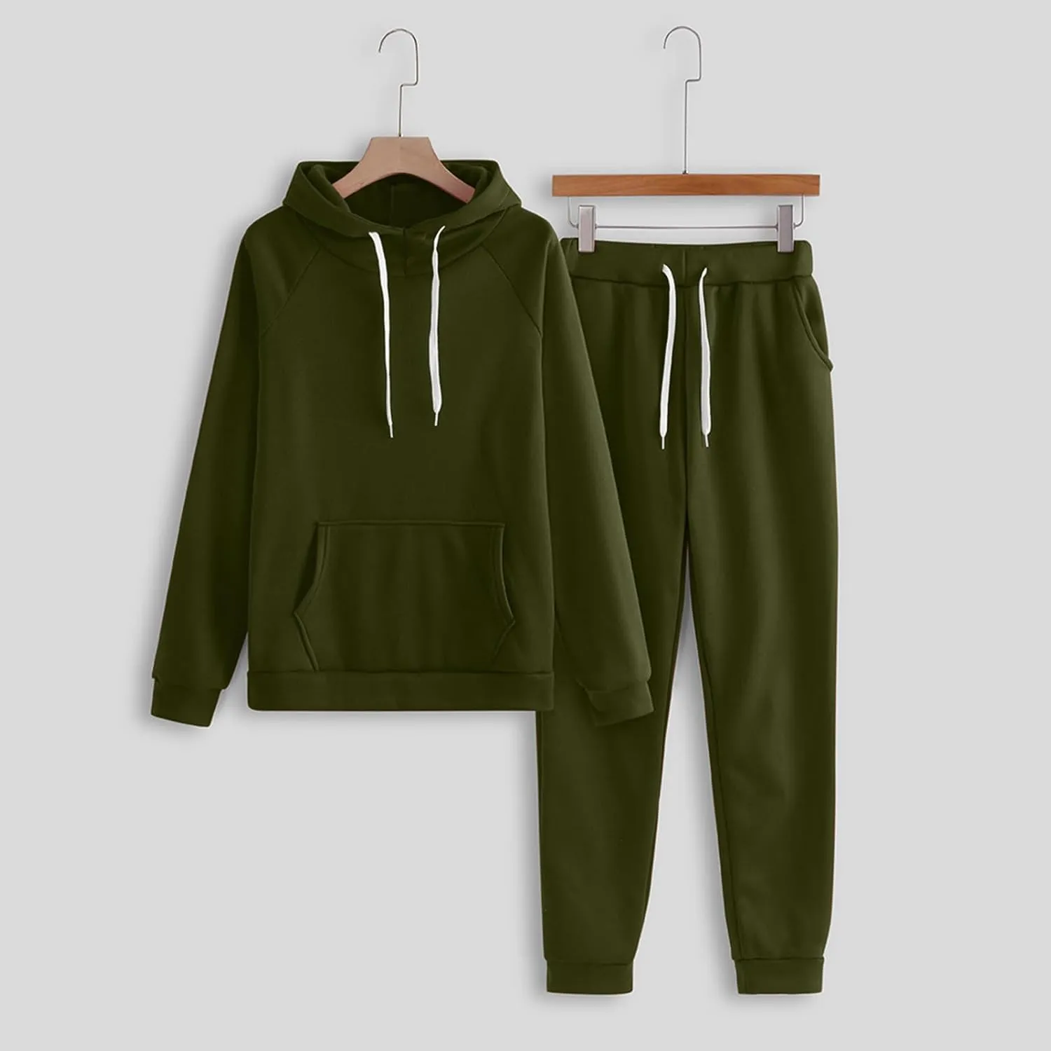 Women's 2 Piece Lounge Sets Long Sleeve Crewneck Althteic Casual Hoodie Sweatshirt Long Pants Outfits