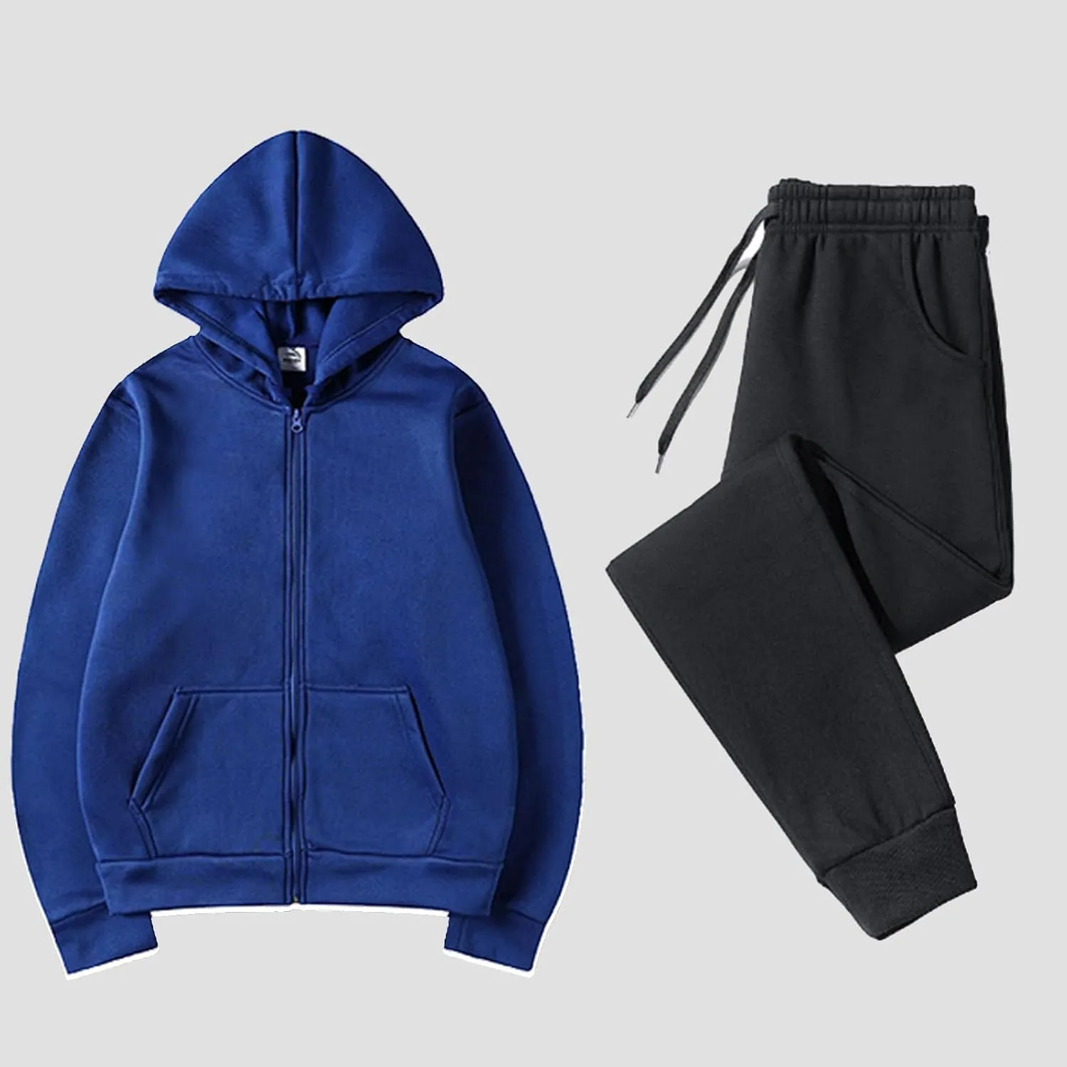 Women's 2 Piece Outfits Long Sleeve V Neck Graphic Workout Sweatshirt Wide Leg Sweatpant Tracksuit Sweatsuit