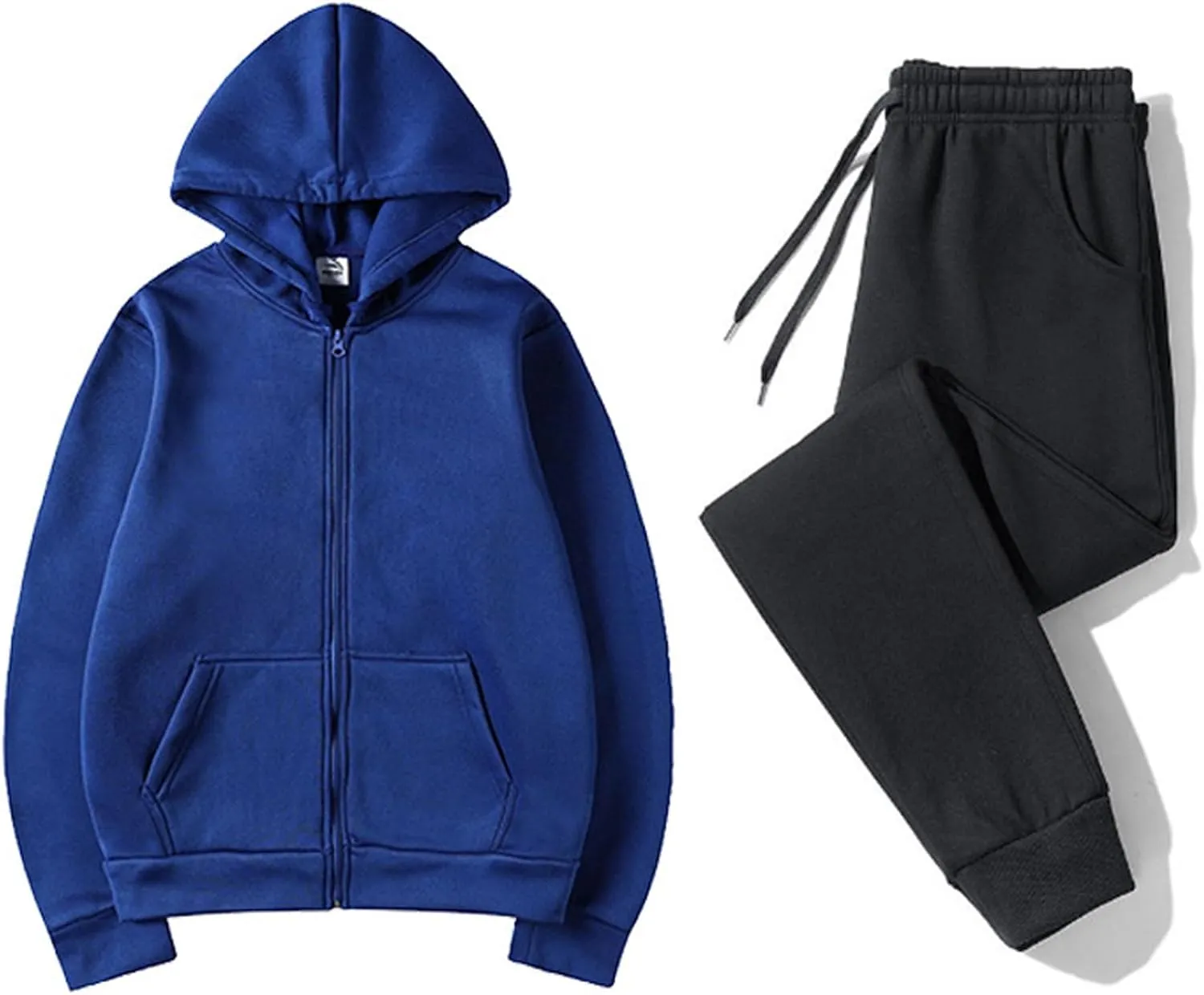 Women's 2 Piece Outfits Long Sleeve V Neck Graphic Workout Sweatshirt Wide Leg Sweatpant Tracksuit Sweatsuit