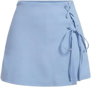 Women's 2025 Casual Plain Shorts Casual Skort