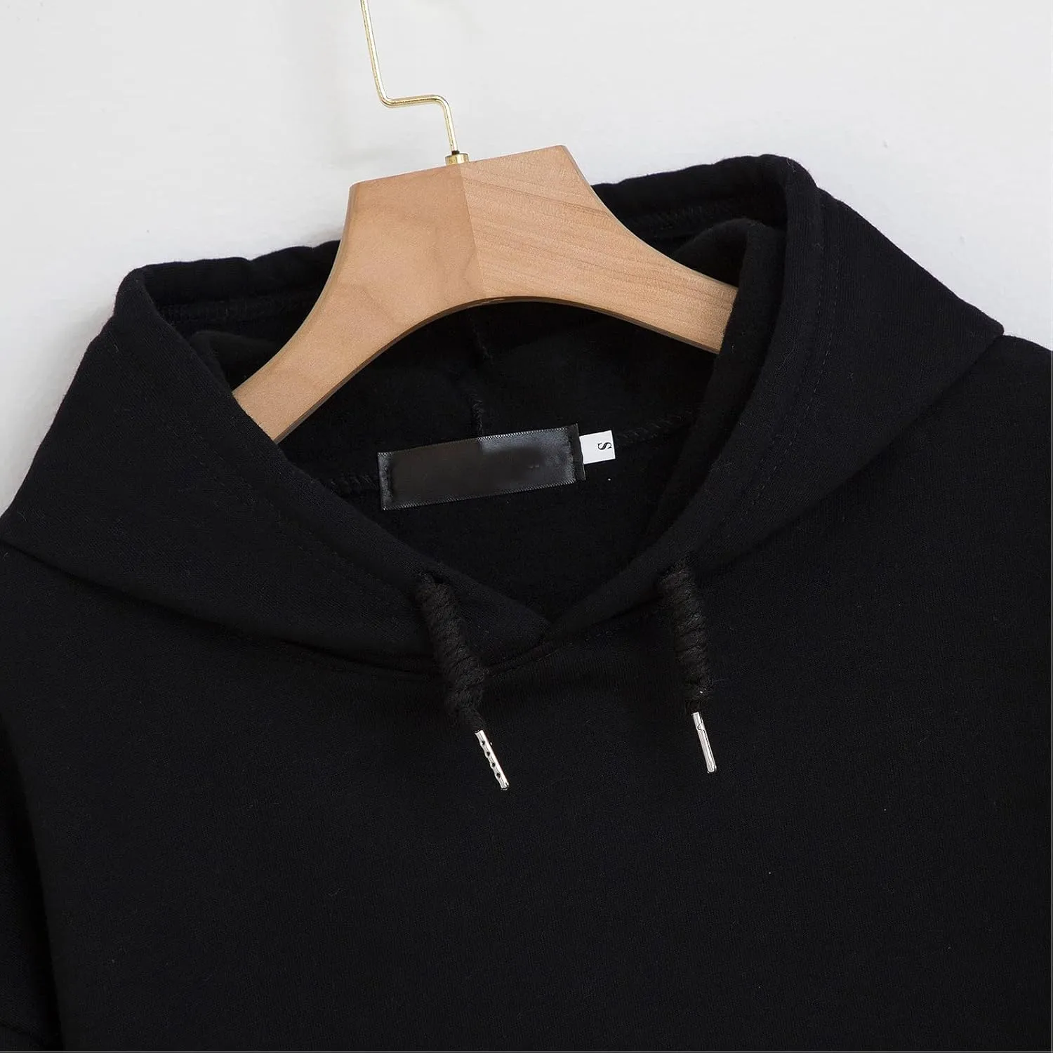 Womens Fashion Crop Sweatshirt Letter Print Hoodies Girls Y2k Cotton Oversized Cropped Pullover Paris Tower Graphic