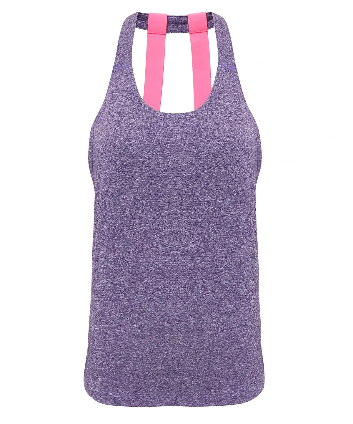 Womens TriDri® double strap back vest | Purple Melange