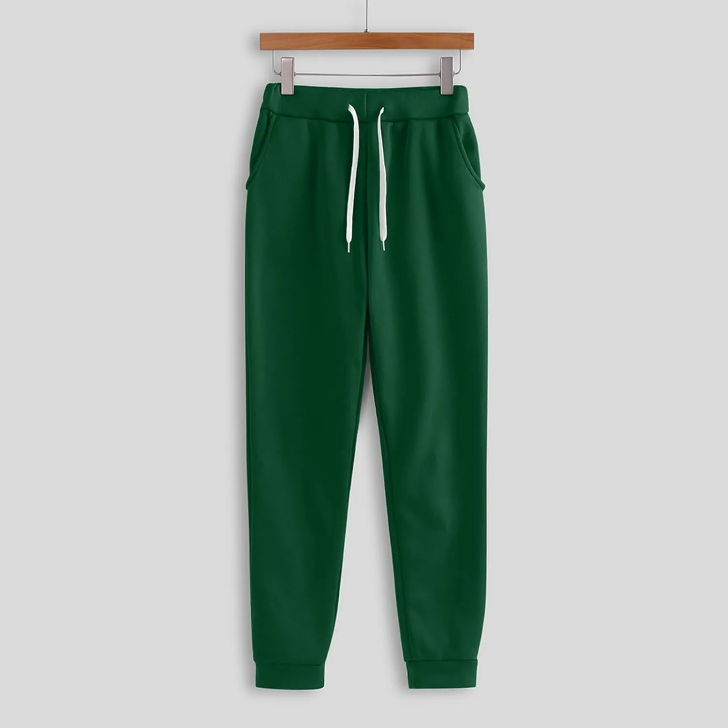 Women's Two Piece Tracksuit Fall Long Sleeve Crewneck Solid Color Cute Baggy Sweatpants Fall Fashion Outfits