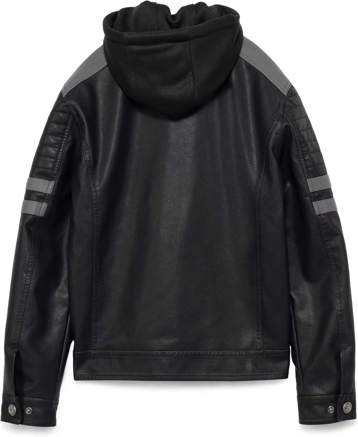 X RAY Teen Faux Leather Jacket for Fall & Winter (S - XL), Kids Outerwear Coat, Motorcycle PU Leather Jacket for Boys