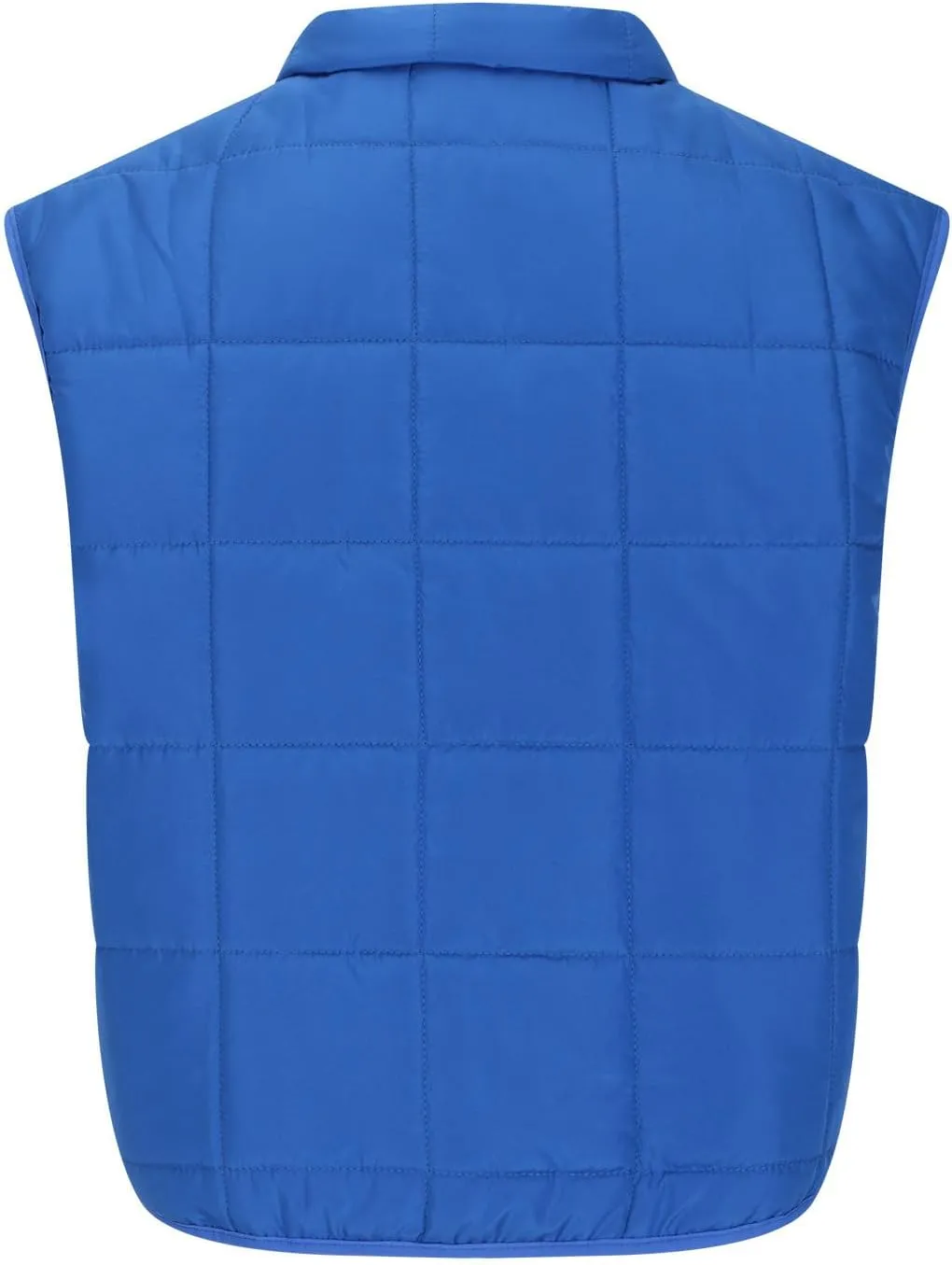 XUNRYAN Womens Puffer Vest Winter Warm Coats Quilted Lightweight Jacket Sleeveless Full Zip Cotton Outerwear Padded Gilet