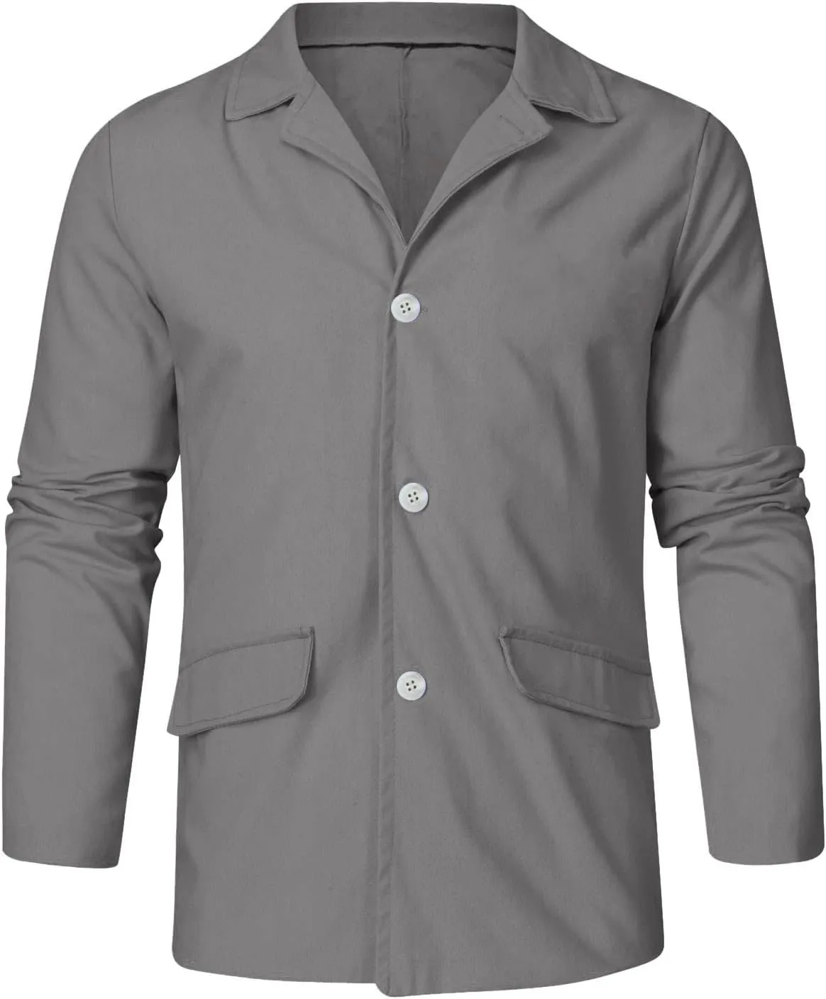 ZYXTIM Men's Casual Blazer Sport Coat Long Sleeve Button Down Lightweight Slim Casual Business Work Jackets Coat Plus Size